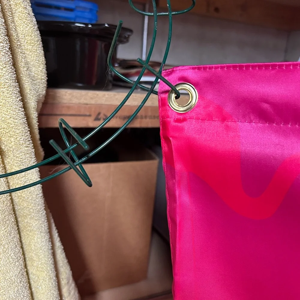 Natural Light Pink and Yellow Party Flag